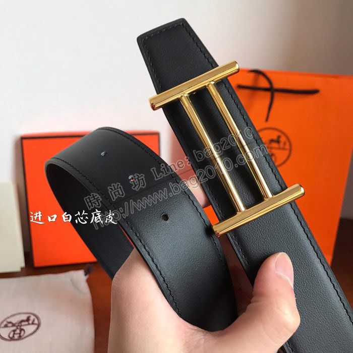 HERMES皮帶 官網同步 雙面小牛皮腰帶 愛馬仕雙面男皮帶  hgh1959